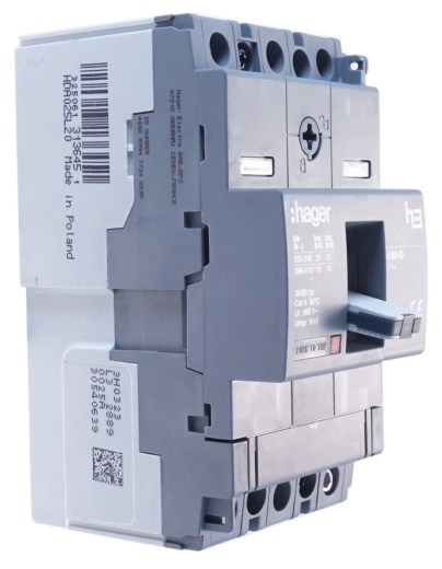 Ел.автомат Hager x160, In=25А, 3п, 18kA - 3