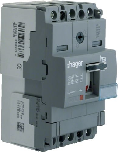 Корпусний роз'єднувач Hager HCA160H x160 In= 160А 3P - 1