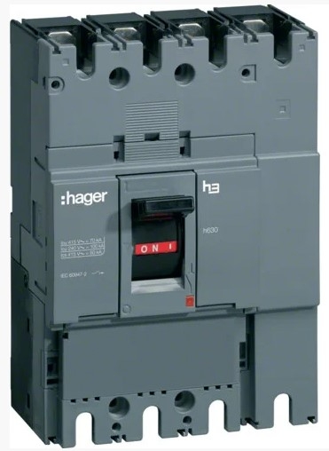 Корпусний роз'єднувач Hager HCD400H h400-h630 In= 400А 3P - 1