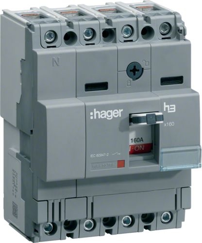 Корпусный разъединитель Hager HCA126H x160 In= 125А 4P - 1