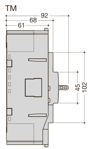 Автоматический выключатель Hager HEC041H h250 In=40А 4P 70кА LSI - 4