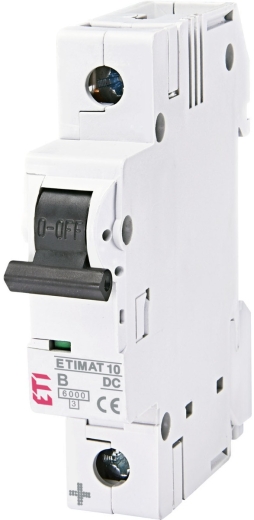 Автоматичний вимикач ETI 002127721 ETIMAT 10 DC 1p 50A (6kA) - 1