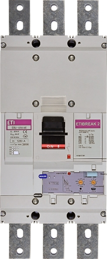 Автоматический выключатель ETI 004672240 EB2 1250/3E 1250A 3p (70kA) - 1