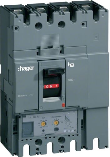 Автоматичний вимикач Hager HED631H h630 In=630А 4P 70кА LSI - 1