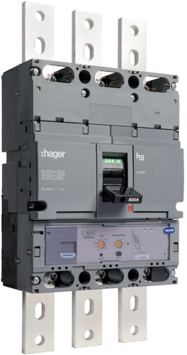 Автоматический выключатель Hager HEE800H h1000 In=800А 3P 70кА LSI - 1