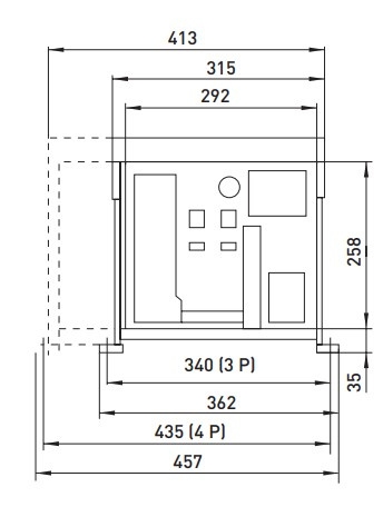 Воздушный автоматический выключатель E.Next e.industrial.acb.2000F.800 400В 3Р с мотор-приводом и РН (i081115) - 7