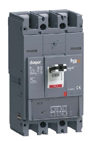 Автоматический выключатель Hager HMW630JR LSI 50кА 3P - 1