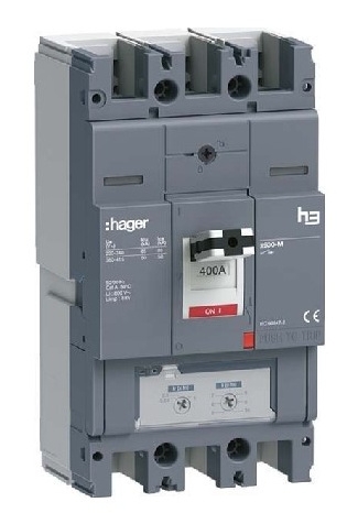Автоматический выключатель Hager HMJ400DR TMx630 220/415В 50кА 3P - 1