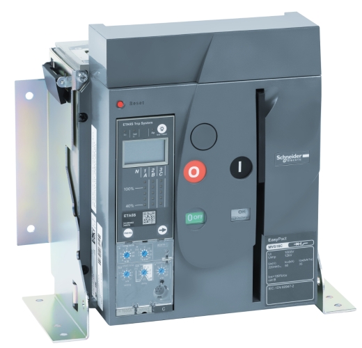Воздушный автоматический выключатель Schneider Electric MVS1000А MVS10C3MF2A 1000А 50кА 3P стационарный - 1