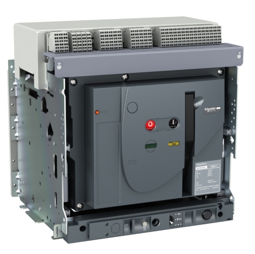 Повітряний автоматичний вимикач Schneider Electric MVS1000А MVS10H3MW0D 1000А 65кА 3P викатний - 1