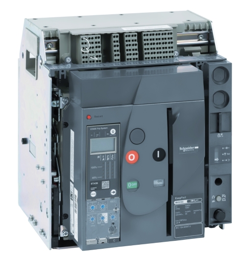 Повітряний автоматичний вимикач Schneider Electric MVS1250А MVS12C3MW2A 1250А 50кА 3P викатний - 1