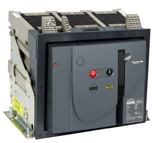 Повітряний автоматичний вимикач Schneider Electric MVS1250А MVS12H3NF0D 1250А 65кА 3P стаціонарний - 1