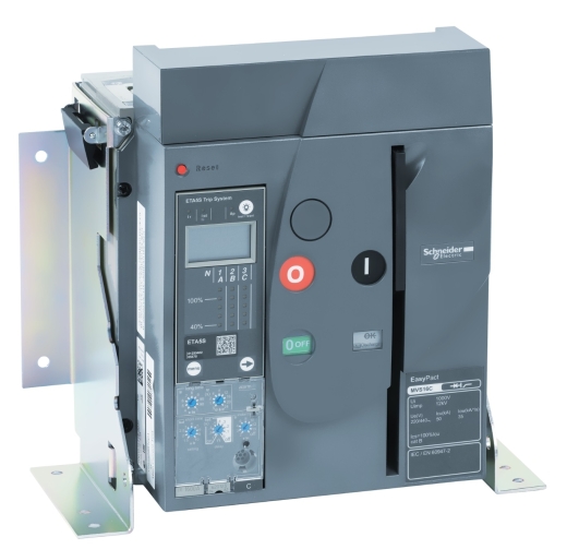 Воздушный автоматический выключатель Schneider Electric MVS1600А MVS16C3MF2A 1600А 50кА 3P стационарный - 1