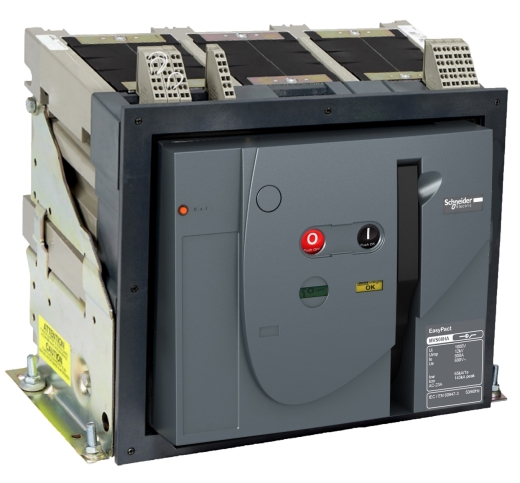 Повітряний автоматичний вимикач Schneider Electric MVS2000А MVS20H3MF0D 2000А 65кА 3P стаціонарний - 1