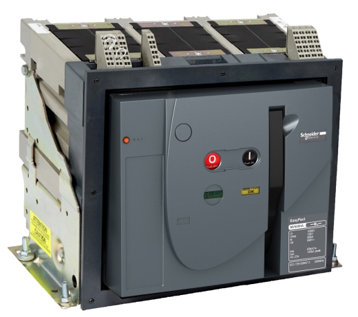 Повітряний автоматичний вимикач Schneider Electric MVS4000А MVS40H3MF0D 4000А 65кА 3P стаціонарний - 1