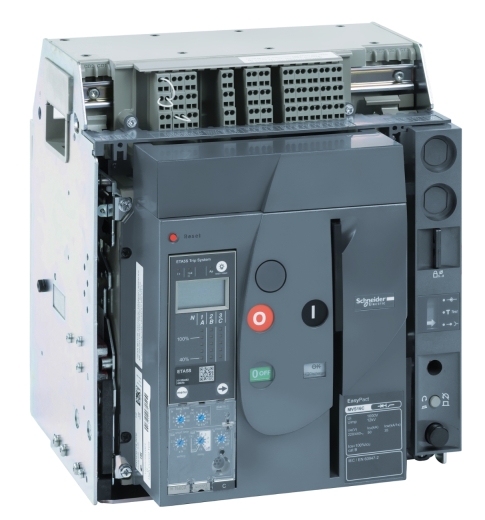 Воздушный автоматический выключатель Schneider Electric MVS800А MVS08C3MW2A 800А 50кА 3P выкатной - 1