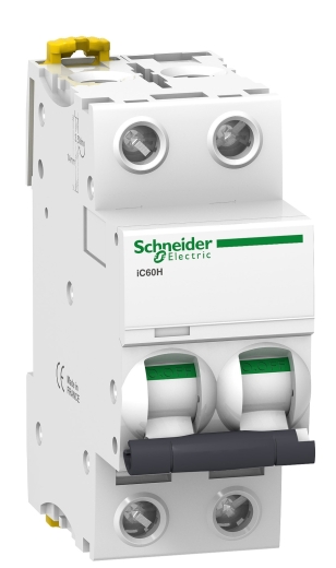 Автоматичний вимикач Schneider Electric iC60H A9F84202 2P 2A C - 1