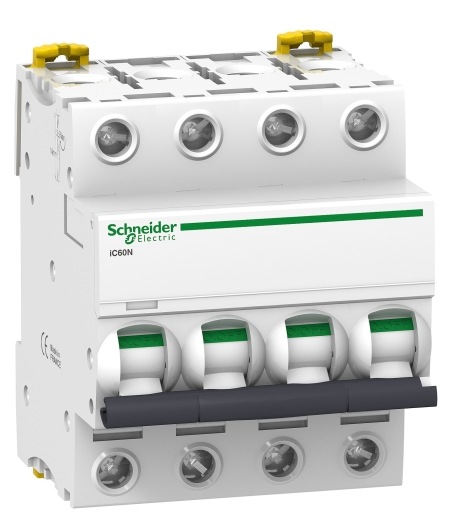 Автоматичний вимикач Schneider Electric iC60N A9F78450 4P 50A B - 1