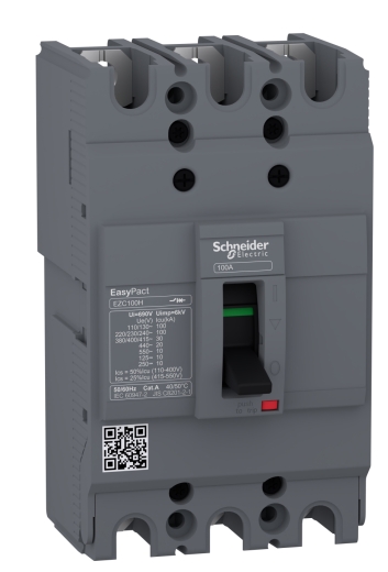 Автоматичний вимикач Schneider Electric EASYPACT EZC100H 3P 30кА 80А - 1