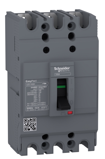 Автоматичний вимикач Schneider Electric EASYPACT EZC100H 3P 30кА 100А - 1