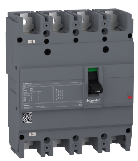 Автоматичний вимикач Schneider Electric EASYPACT EZC250N 4P3T 25кА 100А - 1