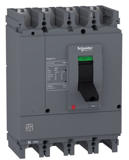 Автоматический выключатель Schneider Electric EASYPACT EZC400N 4P3T 36кА 350А - 1
