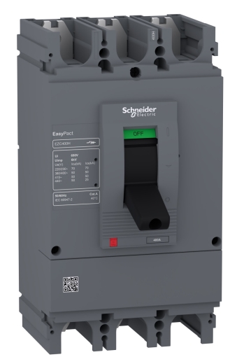 Автоматичний вимикач Schneider Electric EASYPACT EZC400H 3P3D 50кА 350А - 1