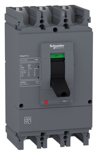 Автоматичний вимикач Schneider Electric EASYPACT EZC630H 3P3D 50кА 600А - 1