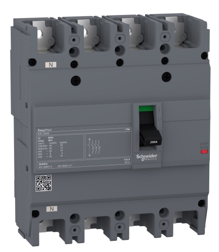 Автоматический выключатель Schneider Electric EASYPACT EZC250N 4P3T 25кА 125А - 1