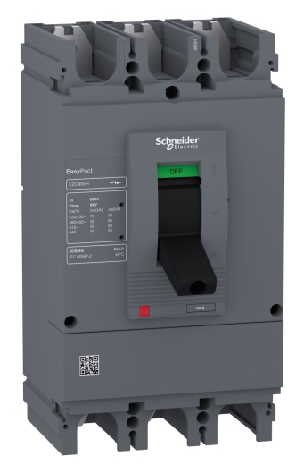Автоматичний вимикач Schneider Electric EASYPACT EZC400H 3P3D 50кА 400А - 1