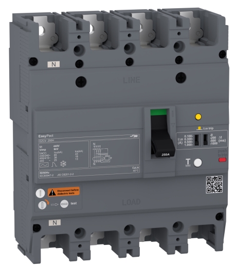 Автоматический выключатель Schneider Electric EASYPACT EZCV250H 4P3T 36кА 250А - 1