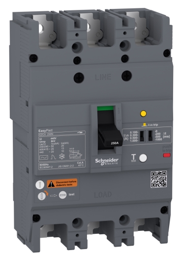 Автоматический выключатель Schneider Electric EASYPACT EZCV250N 3P3T 25кА 175А - 1