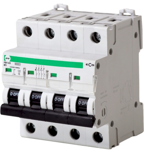 Автоматичний вимикач Promfactor ECO FB1-63 4P B 5A 6кА (FB1B4005) - 1