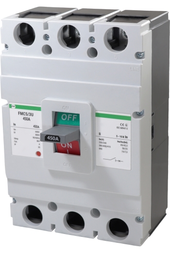 Корпусный автоматический выключатель Promfactor FMC5/3U 3P 450A 50кА 5-10In (FMC53U0450/10) - 1