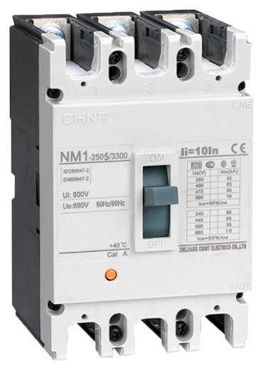 Автоматический выключатель Chint NM1-250S/3300 180A (126585) - 1