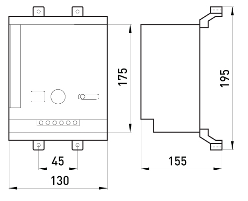 Електромагнітний привід E.Next e.industrial.ukm.400.MDX.220, 220В (i0080003) - 2
