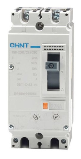 Автоматичний вимикач в литому корпусі Chint NM8NDC-250C TM 250 2P DC500В - 1