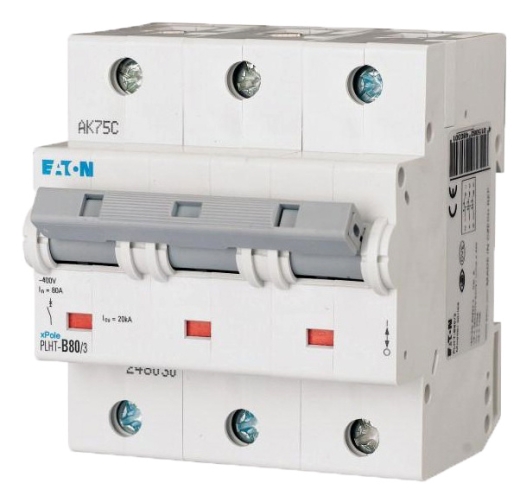 Автоматичний вимикач Eaton PLHT-C80/3 - 1