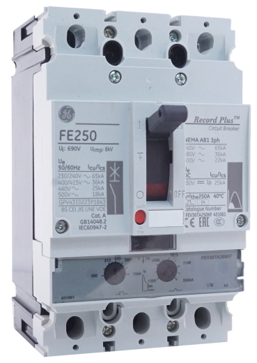 Автоматический выключатель General Electric FE250 250А - 1