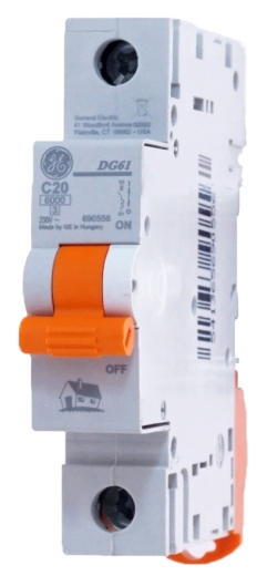 Автоматический выключатель DG 61 C20 6kA General Electric - 1