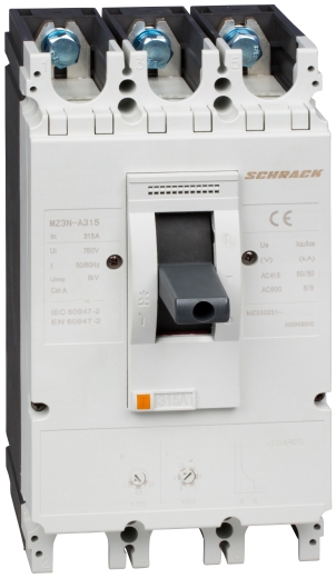 Автоматичний вимикач в литому корпусі типу Schrack MZ332231 50кА 315А 3P - 1