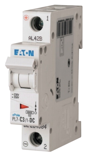 Автоматичний вимикач Eaton PL7-C3/1-DC 250В DC 3А C - 1