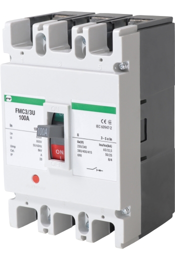 Корпусний автоматичний вимикач Promfactor FMC3/3U 3P 100A 50кА 3-5In (FMC33U0100/5) - 1
