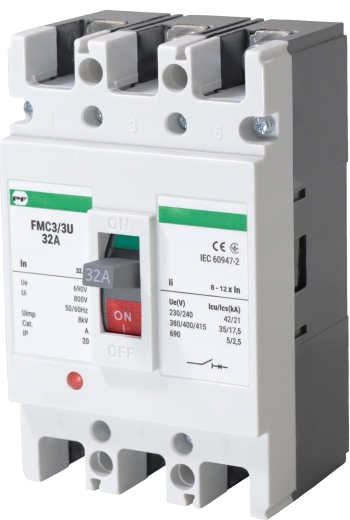 Корпусний автоматичний вимикач Promfactor FMC3/3U 3P 32A 50кА 8-12In (FMC33U0032) - 1