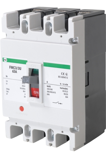 Корпусний автоматичний вимикач Promfactor FMC3/3U 3P 63A 50кА 8-12In (FMC33U0063) - 1