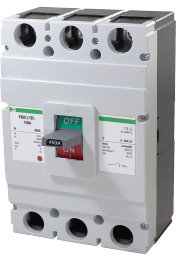 Корпусный автоматический выключатель Promfactor FMC5/3U 3P 450A 50кА 3-5In (FMC53U0450/5) - 1