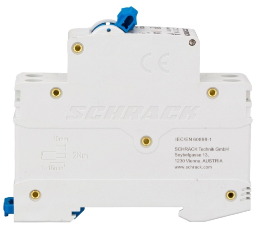 Автоматичний вимикач Schrack AM417513 4,5кА 13А 1P+N C - 5
