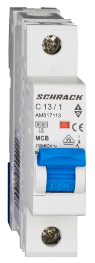 Автоматический выключатель Schrack AM617113 6кА 13А 1P х-ка C - 1