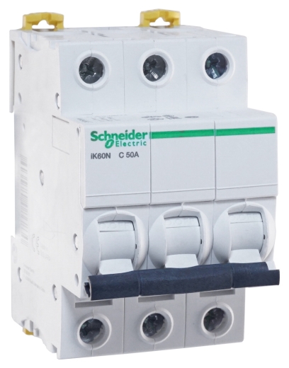 Автоматичний вимикач Schneider Electric iC60N 3P 4A C - 1