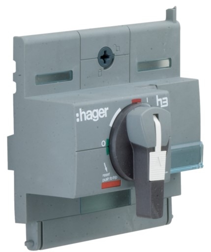 Поворотная ручка Hager HXB030H x250 с возможностью блокировки - 1